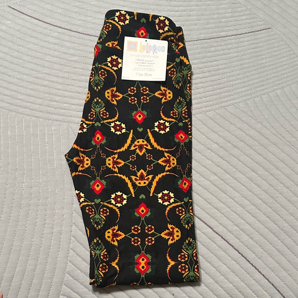 Colorful Patterned Leggings LulaRoe New OS